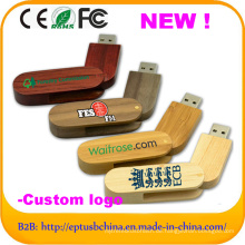 Holz schwenken / Twist USB Flash Drive mit benutzerdefinierten Logo (EW064)